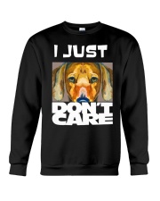 I Just Don'T Care Dachshund Dont Care 1 Crewneck Sweatshirt thumbnail