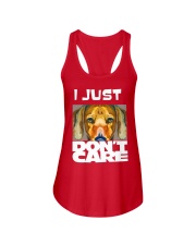 I Just Don'T Care Dachshund Dont Care 1 Ladies Flowy Tank thumbnail