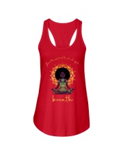 Black Girl Quiet The Mind And The Soul Will Speak Breath Shirt Mandala Meditation Gifts Ladies Flowy Tank tile
