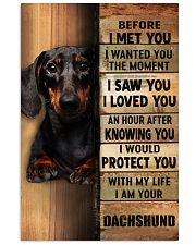 dachshund 11x17 Poster front