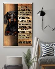 dachshund 11x17 Poster lifestyle-poster-1