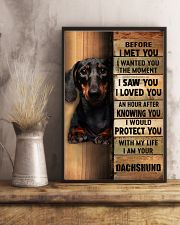 dachshund 11x17 Poster lifestyle-poster-3