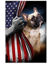 frenchie flag 11x17 Poster front