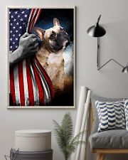 frenchie flag 11x17 Poster lifestyle-poster-1