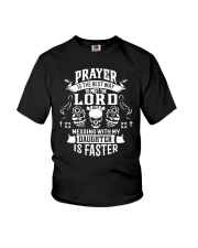 To Meet Lord Messing With My Daughter Is Faster Shirt For Dad Of A Daughter T-Shirt Youth T-Shirt tile