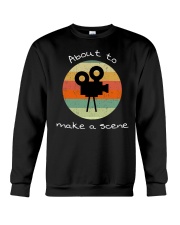 About To Make A Scene Shirt Vintage Filmmaker T-Shirt Presents For Brothers Crewneck Sweatshirt tile