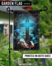 Lion and god flag 11.5"x17.5" Garden Flag aos-garden-flag-11-5-x-17-5-lifestyle-front-13