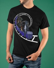Great Dane Dog Ride Roller Coaster Shirt Funny T-Shirt Ideas Presents For Dog Owners Classic T-Shirt apparel-classic-tshirt-lifestyle-front-88