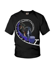 Great Dane Dog Ride Roller Coaster Shirt Funny T-Shirt Ideas Presents For Dog Owners Youth T-Shirt tile