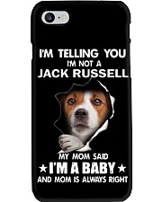Im Telling you im not a Jack Russell My Mom Said Phone Case thumbnail