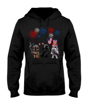 Fett Darth Vader And Stormtrooper T-Shirt Funny Fourth Of July Shirts Gift For Son Hooded Sweatshirt tile