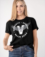 Authentic Genuine Voice Actor Shirt Paint Eagle Distressed T-Shirt Gift Ideas For Men Classic T-Shirt apparel-classic-tshirt-lifestyle-front-100