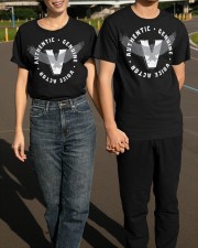 Authentic Genuine Voice Actor Shirt Paint Eagle Distressed T-Shirt Gift Ideas For Men Classic T-Shirt apparel-classic-tshirt-lifestyle-front-145