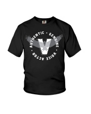 Authentic Genuine Voice Actor Shirt Paint Eagle Distressed T-Shirt Gift Ideas For Men Youth T-Shirt tile