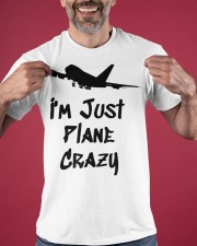 I'm Just Plane Crazy Shirt Funny Pilot Aviation T-Shirt Gifts For Guys Classic T-Shirt apparel-classic-tshirt-lifestyle-front-181