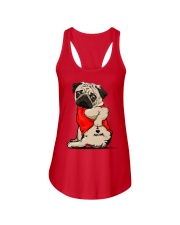 Pug Ilove Mom3232 Ladies Flowy Tank thumbnail