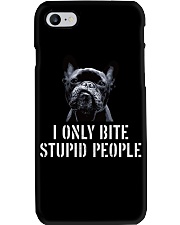 I Only Bite Stupid People frenchbulldog Phone Case thumbnail