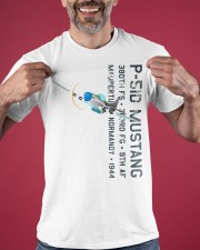 P-51 Mustang Shirt North American P-51 Mustang Fighter T-Shirt Mens Gift Classic T-Shirt apparel-classic-tshirt-lifestyle-front-181
