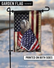Sloth Wearing American Flag Patriotic Outdoor Decor Fourth Of July Gifts 11.5"x17.5" Garden Flag aos-garden-flag-11-5-x-17-5-lifestyle-front-14