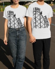 I Have Potential Roller Coaster T-Shirt Clothing Funny Rollercoaster Fans Shirt Gifts Classic T-Shirt apparel-classic-tshirt-lifestyle-front-145