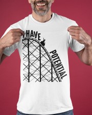 I Have Potential Roller Coaster T-Shirt Clothing Funny Rollercoaster Fans Shirt Gifts Classic T-Shirt apparel-classic-tshirt-lifestyle-front-181