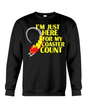 I'm Just Here For My Coaster Count Shirt Roller Coaster Design T-Shirt Gift For Son Crewneck Sweatshirt tile