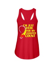 I'm Just Here For My Coaster Count Shirt Roller Coaster Design T-Shirt Gift For Son Ladies Flowy Tank tile