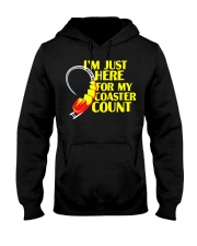 I'm Just Here For My Coaster Count Shirt Roller Coaster Design T-Shirt Gift For Son Hooded Sweatshirt tile