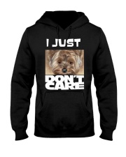 I Just Don'T Care Yorkshire Terrier 2 Hooded Sweatshirt thumbnail