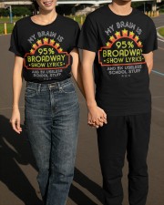 My Brain Is 95 Broadway Show Lyrics Shirt Funny Gifts For Musical Theatre Lovers Classic T-Shirt apparel-classic-tshirt-lifestyle-front-145