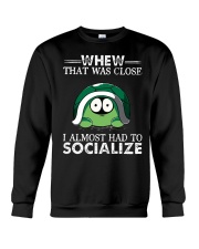 whew that was close turtle shirt Crewneck Sweatshirt thumbnail