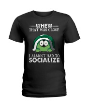 whew that was close turtle shirt Ladies T-Shirt thumbnail