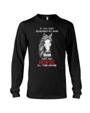 If You Can'T Remember My Name Just Say Horse Long Sleeve Tee thumbnail