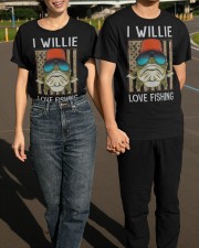 I Willie Love Fishing T-Shirt Funny Fishing Shirts For Men Dad Father's Day Ideas Classic T-Shirt apparel-classic-tshirt-lifestyle-front-145