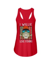I Willie Love Fishing T-Shirt Funny Fishing Shirts For Men Dad Father's Day Ideas Ladies Flowy Tank tile