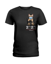 2020 The Year When Sht Got Rea french bulldog Ladies T-Shirt thumbnail