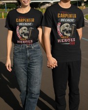 Carpenter Because Engineers Need Heroes Too T-Shirt Skull Graphic Funny Carpenter Shirts Gift Classic T-Shirt apparel-classic-tshirt-lifestyle-front-145