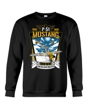 North American P-51 Mustang Shirt Fighter Airplane Retro T-Shirt Presents For Dad Crewneck Sweatshirt tile