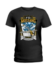 North American P-51 Mustang Shirt Fighter Airplane Retro T-Shirt Presents For Dad Ladies T-Shirt tile