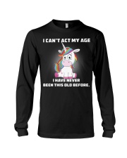 I can't act my age Unicorn T-shirt Long Sleeve Tee thumbnail