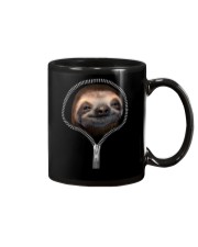 sloth zipper shirt Mug thumbnail
