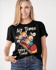 Air Time In My Happy Time Shirt Amusement Park Roller Coaster T-Shirt Best Gifts For Grandkids Classic T-Shirt apparel-classic-tshirt-lifestyle-front-100