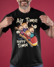 Air Time In My Happy Time Shirt Amusement Park Roller Coaster T-Shirt Best Gifts For Grandkids Classic T-Shirt apparel-classic-tshirt-lifestyle-front-181