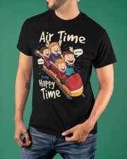 Air Time In My Happy Time Shirt Amusement Park Roller Coaster T-Shirt Best Gifts For Grandkids Classic T-Shirt apparel-classic-tshirt-lifestyle-front-88
