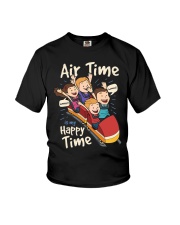 Air Time In My Happy Time Shirt Amusement Park Roller Coaster T-Shirt Best Gifts For Grandkids Youth T-Shirt tile