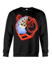 Pug Dog Ride Roller Coaster Shirt Amusement Park T-Shirt Gifts For Pug Lovers Crewneck Sweatshirt tile