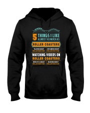5 Things I Like Almost As Much As Roller Coaster Shirt Amusement Park Lovers T-Shirt Mens Hooded Sweatshirt tile