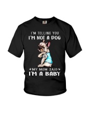Frenchie I'm Telling You I'm Not A Dog Youth T-Shirt thumbnail