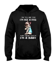 Frenchie I'm Telling You I'm Not A Dog Hooded Sweatshirt thumbnail