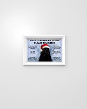 Cat When Visiting My House Please Remember Poster Wall Art For Living Room 17x11 Poster poster-landscape-17x11-lifestyle-02